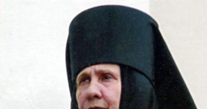 The abbess of the monastery Matushka tavifa scanov will make the monastery