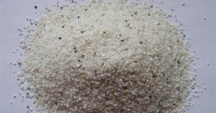 Characteristics and types of sand